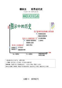 中考历史一轮复习考点复习主题01走向近代（知识点归纳）