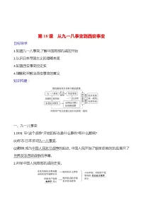 历史人教部编版第18课 从九一八事变到西安事变导学案及答案
