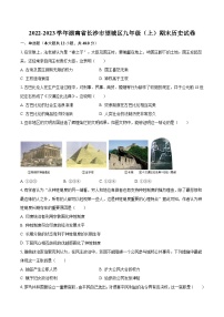 湖南省长沙市望城区2022-2023学年九年级上学期期末历史试卷