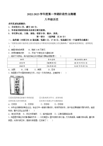 陕西省咸阳市兴平市2022-2023学年八年级上学期期中历史试题