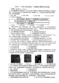 江苏省徐州市沛县沛县第五中学2023-2024学年九年级上学期11月月考历史试题(1)