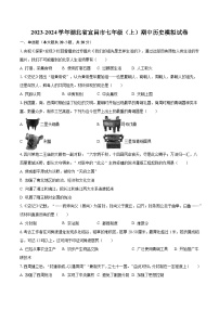 2023-2024学年湖北省宜昌市七年级（上）期中历史模拟试卷（含解析）