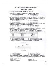 2023年安徽省芜湖市无为市中考一模历史试题