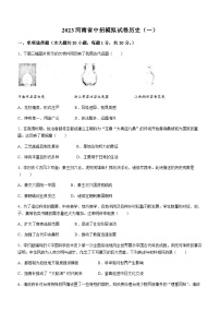 2023年河南省驻马店市驿城区中考一模历史试题