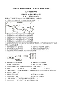 江苏省泰州市高港区等2地2023-2024学年九年级上学期11月期中历史试题