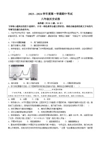 河南省商丘市夏邑县2023-2024学年八年级上学期期中历史试题