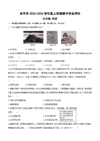 江西省景德镇市乐平市2023-2024学年九年级上学期11月期中历史试题（含答案）