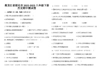 黑龙江省绥化市2022-2023学年部编版八年级下学期历史期中测试卷