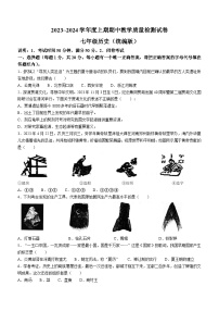 河南省漯河市郾城区2023-2024学年七年级上学期11月期中历史试题（含答案）