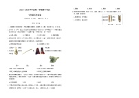 江苏省盐城市毓龙路实验学校2023-2024学年七年级上学期期中历史试卷（Word版含答案）