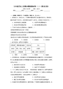 【期末复习】人教统编版 九年级历史上册期末模拟测试卷（二）（黑龙江版）含解析