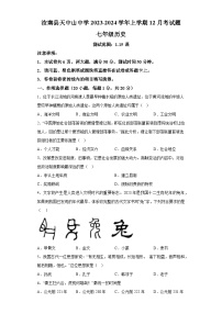 河南省驻马店市汝南县三门闸乡天中山中学2023-2024学年上学期七年级12月月考历史试题（含解析）