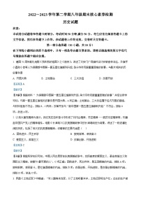 河南省项城市多校联考2022-2023学年八年级下学期期末历史试题（解析版）