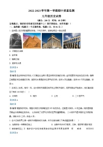 福建省龙岩市新罗区龙岩莲东中学2022-2023学年九年级上学期期中历史试题（解析版）