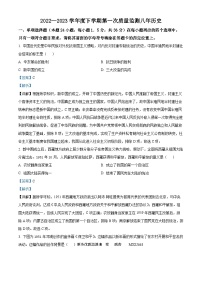 辽宁省沈阳市铁西区2022-2023学年八年级下学期期中历史试题（解析版）