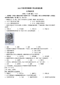 广西壮族自治区钦州市浦北县2022-2023学年七年级下学期期中历史试题