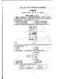 四川省成都市高新技术产业开发区2023-2024学年八年级上学期期末历史试题