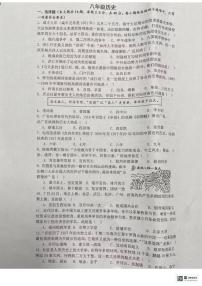 江苏省扬州市宝应县2023-2024学年八年级上学期1月期末历史试题