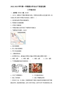 河南省开封市2022-2023学年八年级上学期期末历史试题（含解析）