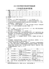 广西玉林地区2023-—2024学年八年级上学期期末考试道德与法治、历史合卷试题(1)