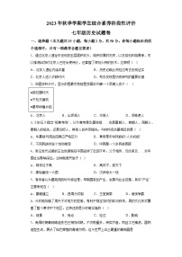 云南省昭通市昭阳区2023-2024学年七年级上学期期末 历史试题（含解析）