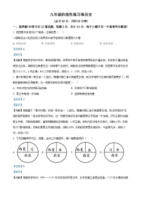 87，陕西省西安市高新第一中学2023-2024学年部编版九年级下学期开学历史试题