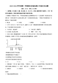 山东省泰安市宁阳县（五四学制）2023-2024学年八年级上学期期末历史试题（原卷版+解析版）