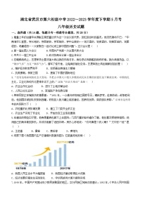 湖北省武汉市第六初级中学2022_2023学年部编版八年级历史下学期5月考试题