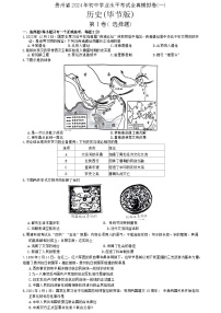 贵州省毕节市织金县部分学校2024年九年级初中学业水平考试全真模拟卷(一)历史试题