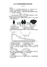 河南省商城县李集中学2023-2024学年下学期九年级历史中考模拟十