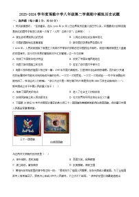广东省茂名市博雅中学2023-2024学年八年级下学期期中历史试题（原卷版+解析版）