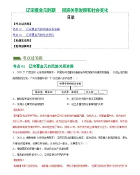 辽宋夏金元时期：民族关系发展和社会变化综合练习（含解析）-2024届初中历史中考二轮专题复习（统编版）