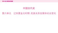 2024年中考历史一轮复习课件--中国古代史6辽宋夏金元时期：民族关系发展和社会变化