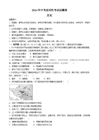 2024年湖南省邵阳市新邵县九年级一模历史试题