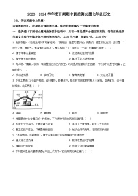 河南省驻马店市汝南县2023-2024学年七年级下学期4月期中历史试题（原卷版+解析版）
