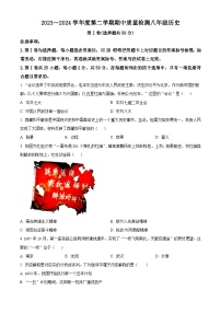 山东省济南市槐荫区2023-2024学年八年级下学期期中考试历史试卷（原卷版+解析版）
