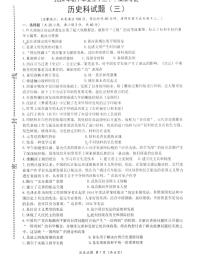 海南省临高县2023-2024学年九年级下学期5月期中历史试题