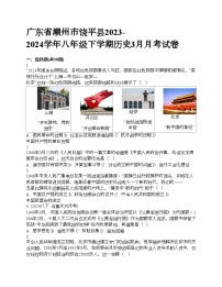 广东省潮州市饶平县2023-2024学年八年级下学期历史3月月考试卷