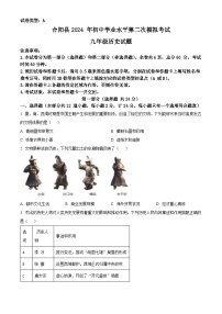 2024年陕西省渭南市合阳县九年级二模历史试题（原卷版+解析版）