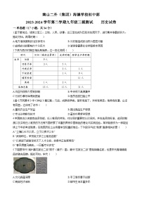 广东省深圳市南山第二外国语学校集团海德学校2024年中考三模历史试题