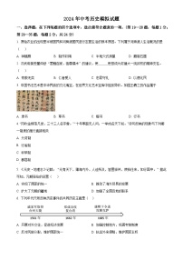 2024年江苏省连云港市灌云县中考二模历史试题（原卷版+解析版）