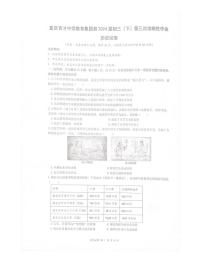 22，2024年重庆市育才中学校中考三模历史试卷