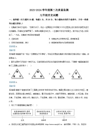 2024年山东省菏泽市鄄城县中考二模历史试题