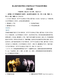 2024年江苏省连云港外国语学校中考二模历史试题