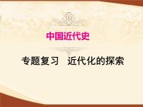 2024年部编版初中历史初三下学期江西中考历史专题复习近代化的探索 复习课件