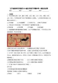 辽宁省铁岭市开原市2024届九年级下学期中考一模历史试卷(含答案)