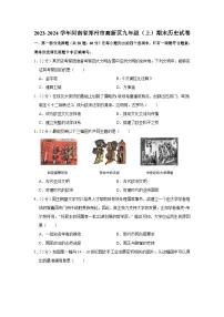 2023-2024学年河南省郑州市高新区九年级（上）期末历史试卷