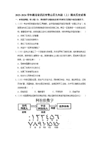 2023-2024学年湖北省武汉市青山区九年级（上）期末历史试卷