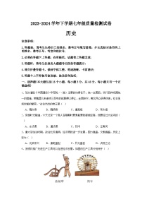 湖南省益阳市大通湖管理区两校联考2023-2024学年七年级下学期7月期末历史试题