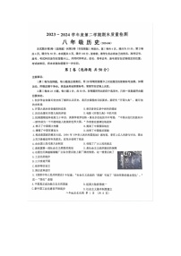 山东省济南市槐荫区2023-2024学年部编版八年级历史下册期末试题